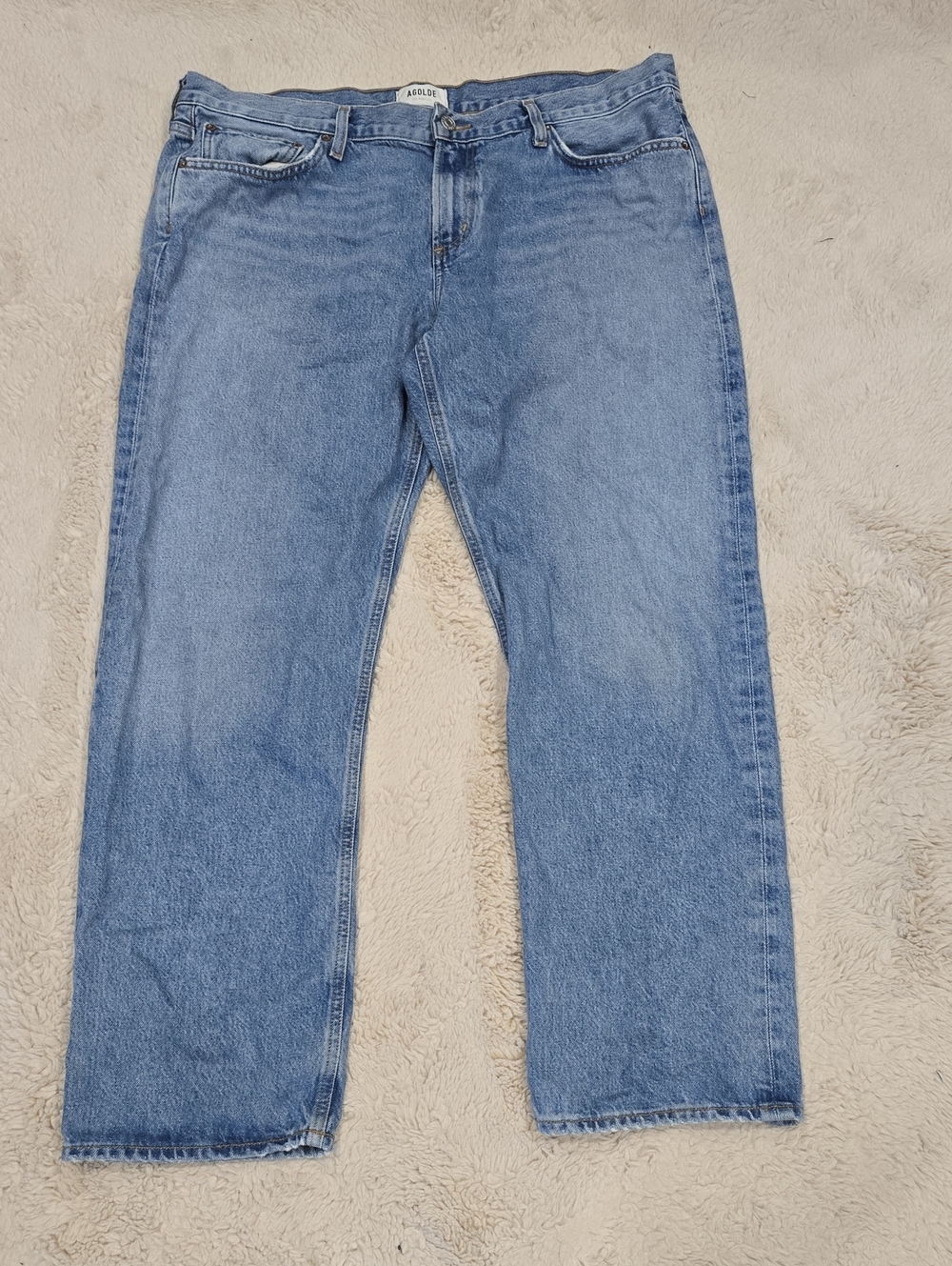 Agolde Relaxed Light Blue Jeans